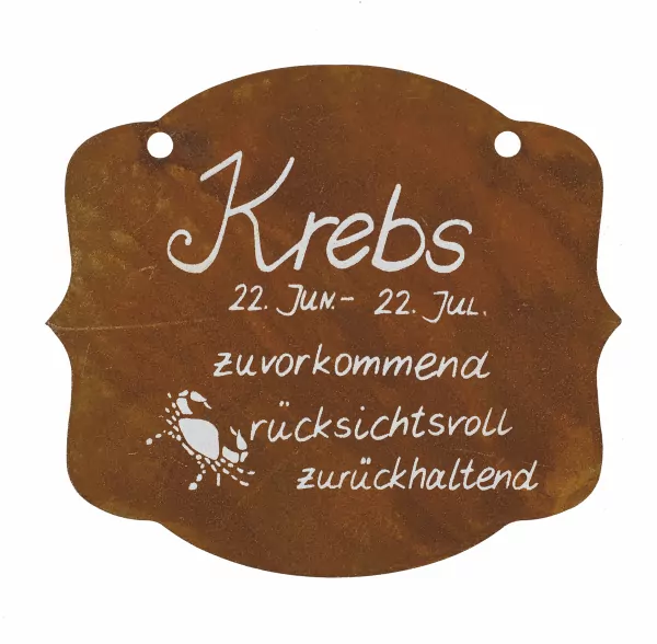 Krebs - Rosttafel - Sternzeichen